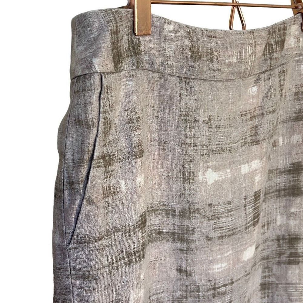 ‎LOFT 100% Linen Straight Mini Skirt - Picture 4 of 9